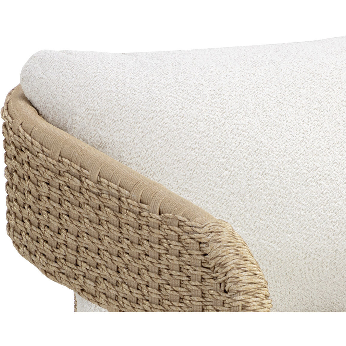 Pylos Natural / Louis Cream Outdoor Dining Armchair